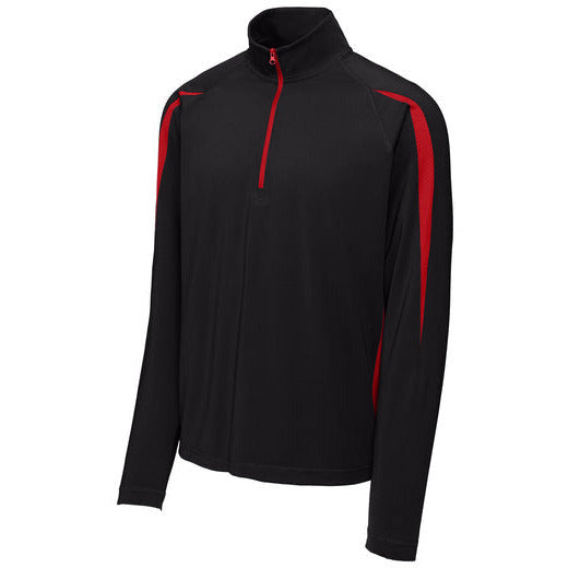 Black/ True Red
