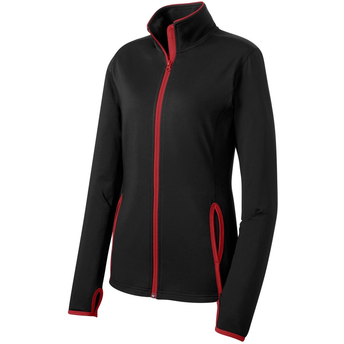 Black/ True Red