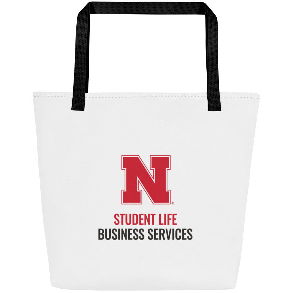 Business Services All-Over Print Large Tote Bag
