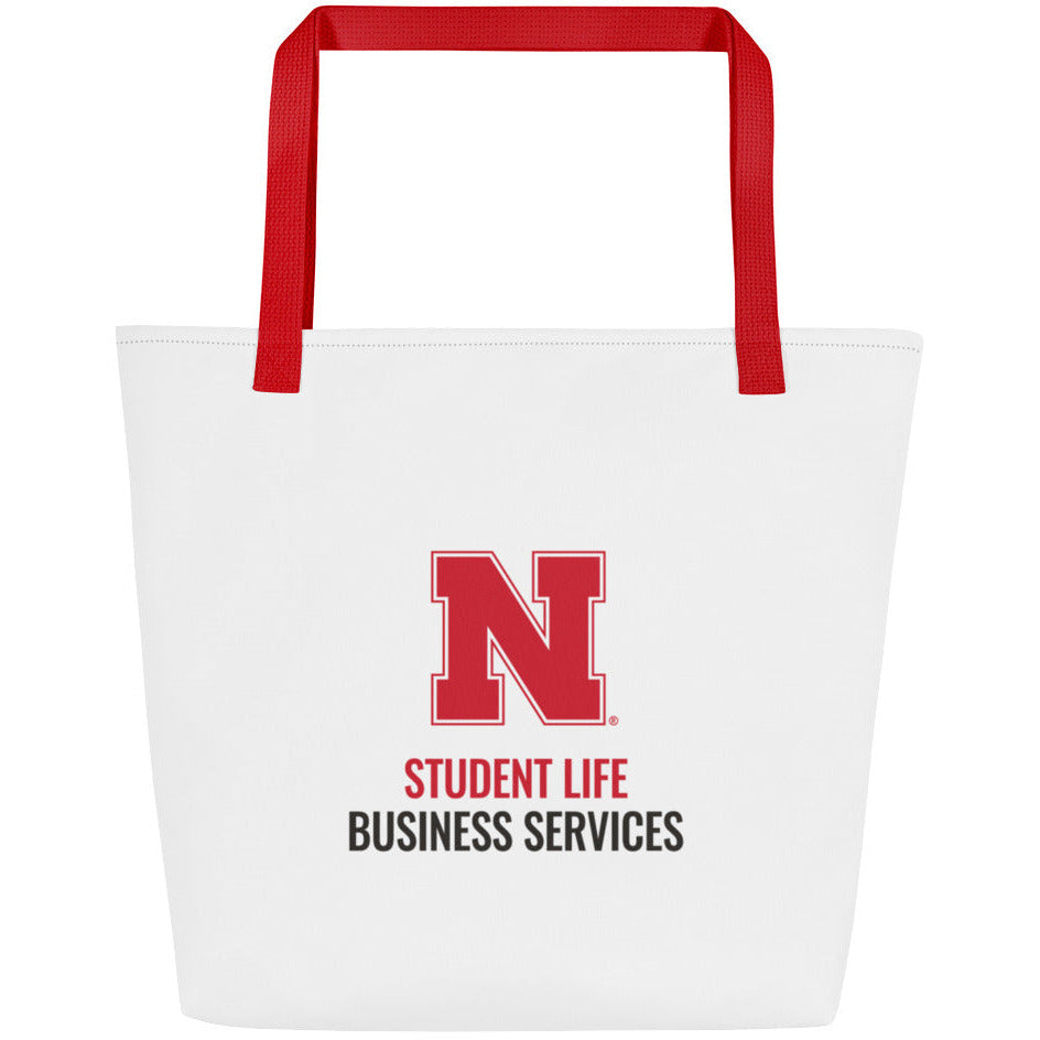 Business Services All-Over Print Large Tote Bag