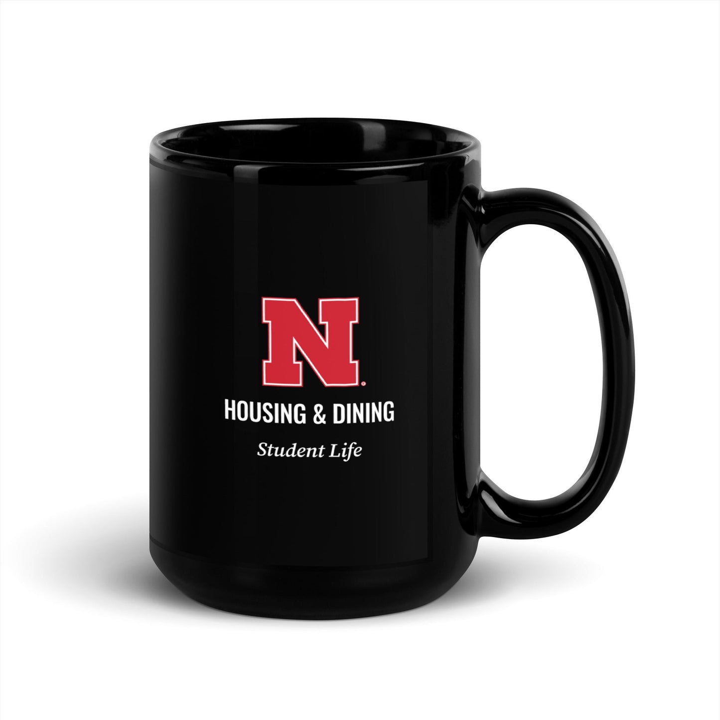 Housing & Dining Black Glossy Mug