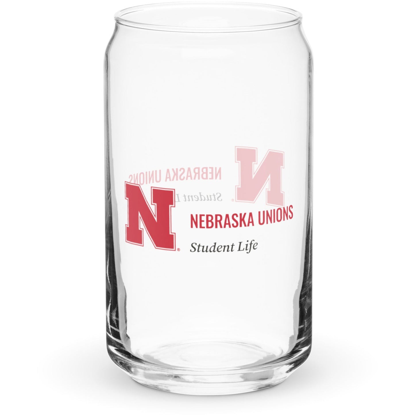 Unions Can-shaped glass