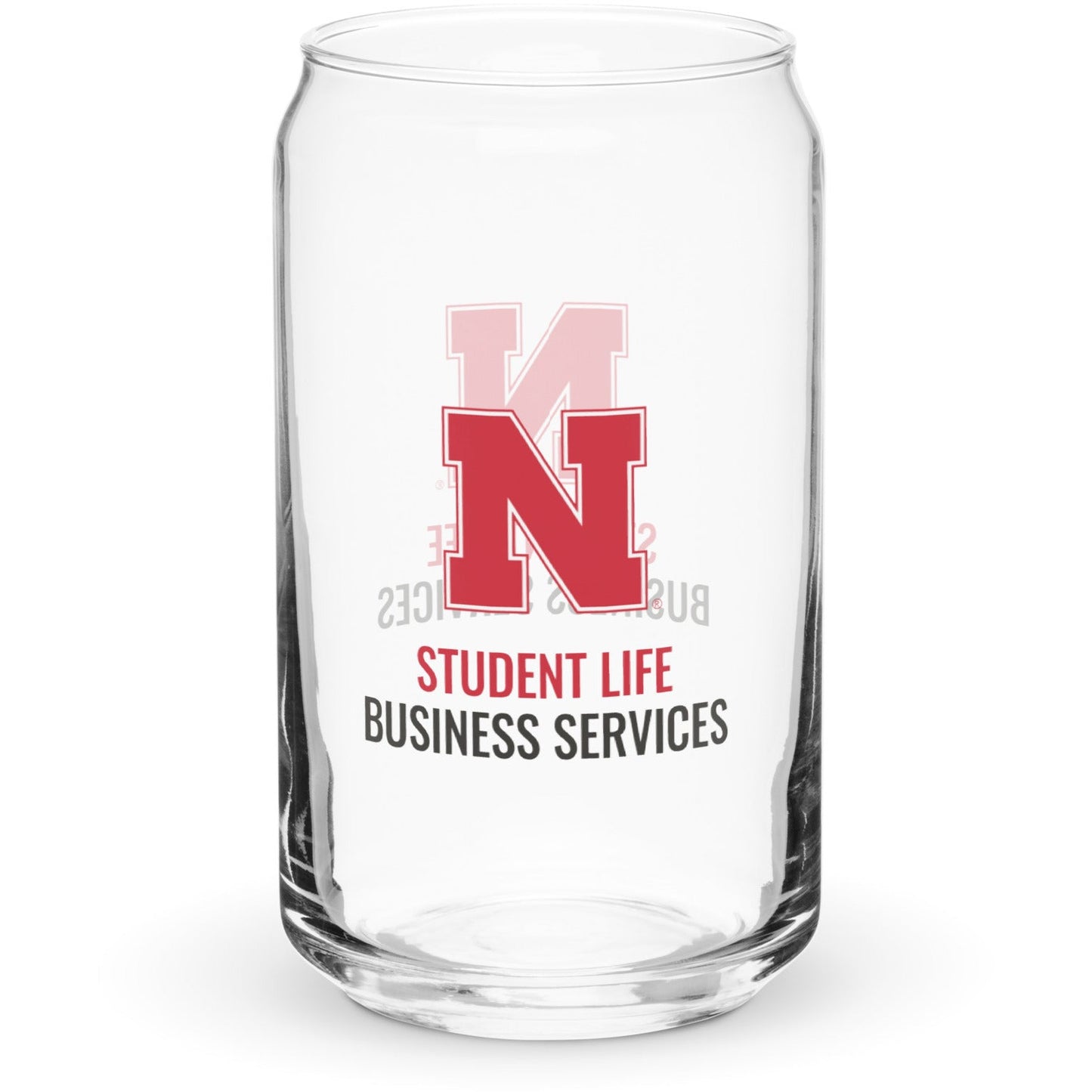 Business Services Can-shaped glass