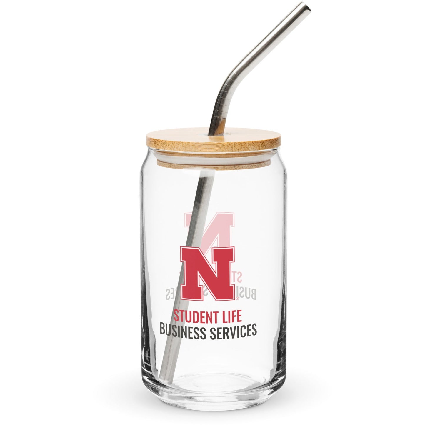 Business Services Can-shaped glass