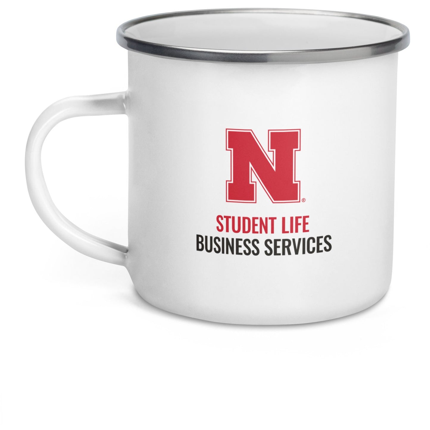 Business Services Enamel Mug