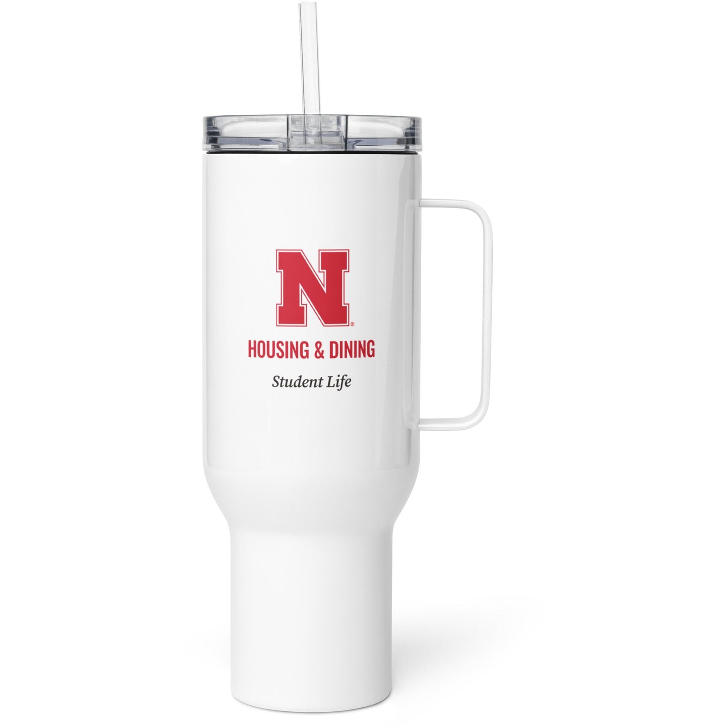 Housing & Dining Travel mug with a handle