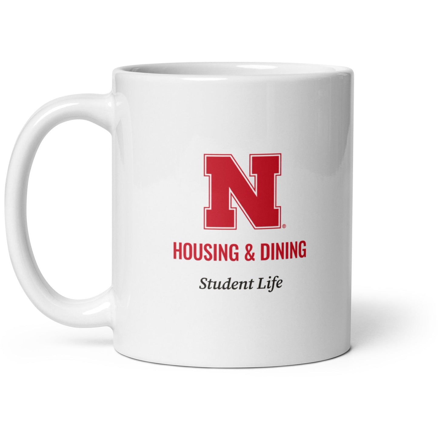 Housing & Dining White glossy mug
