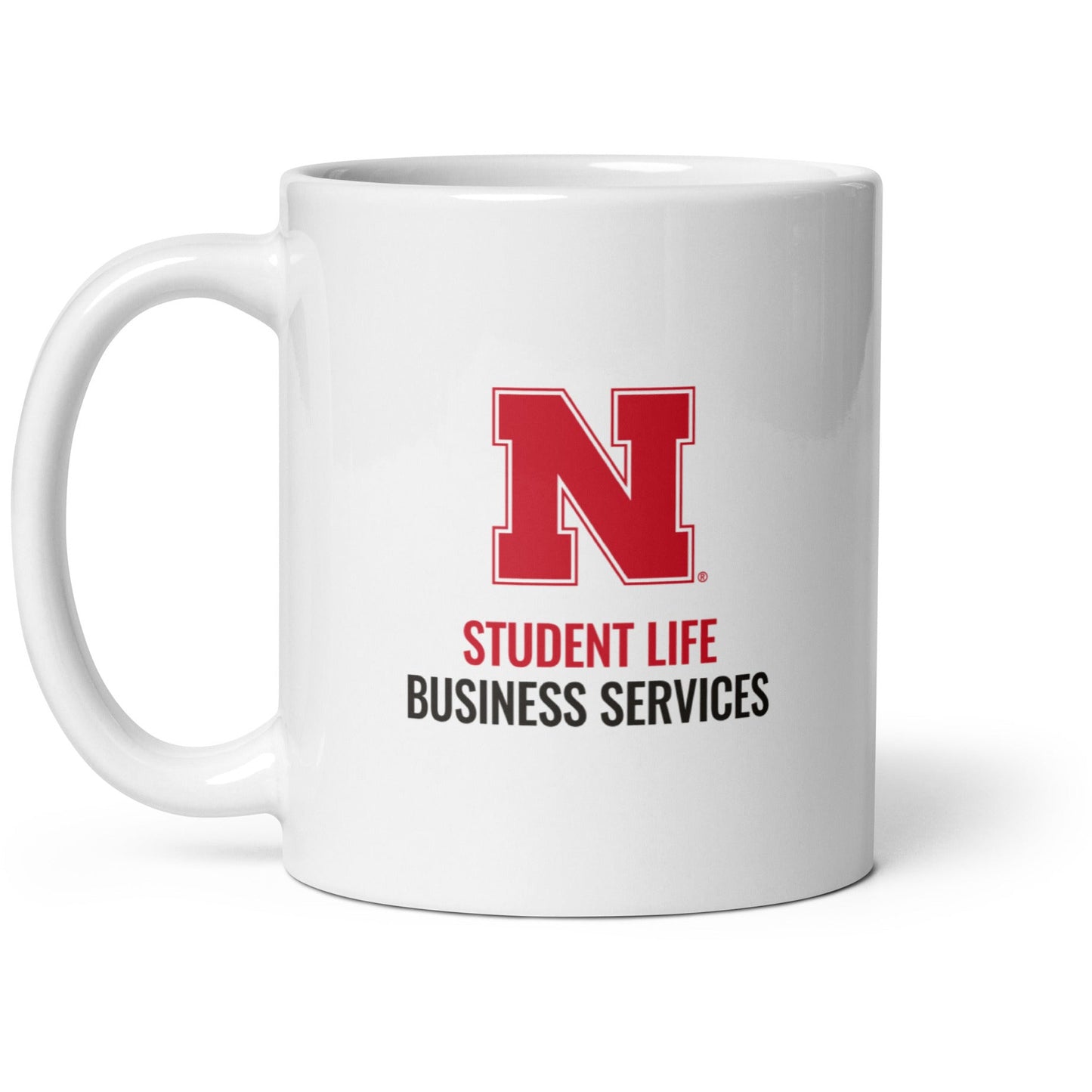 Business Services White glossy mug