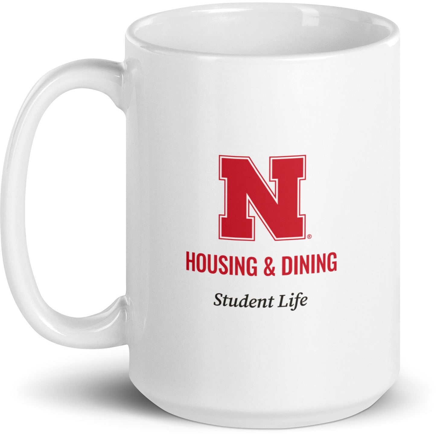 Housing & Dining White glossy mug