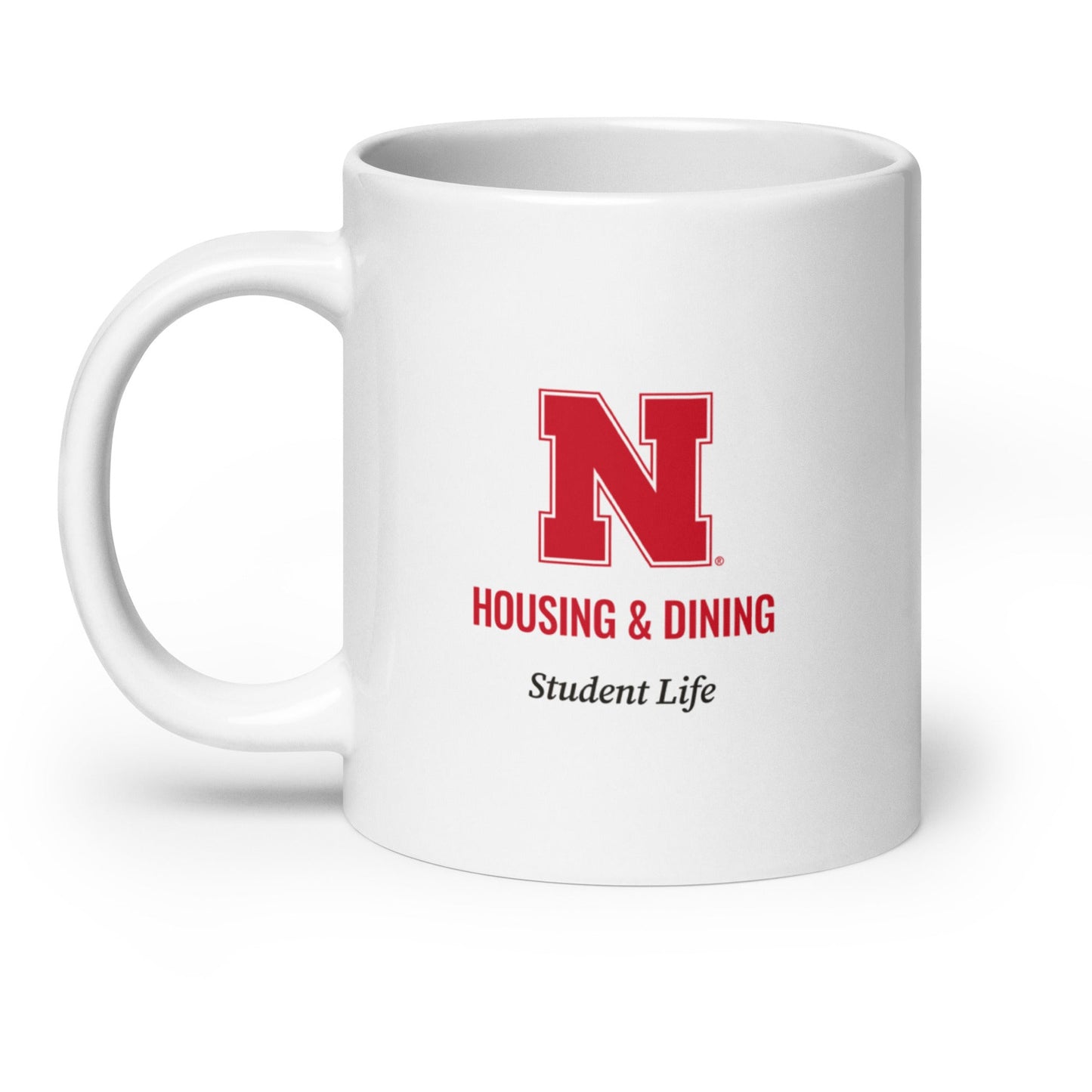 Housing & Dining White glossy mug