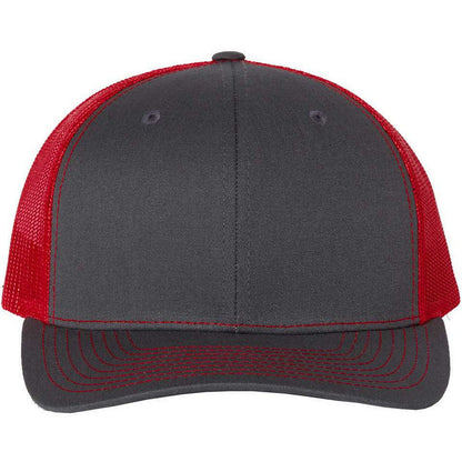 Charcoal/ Red