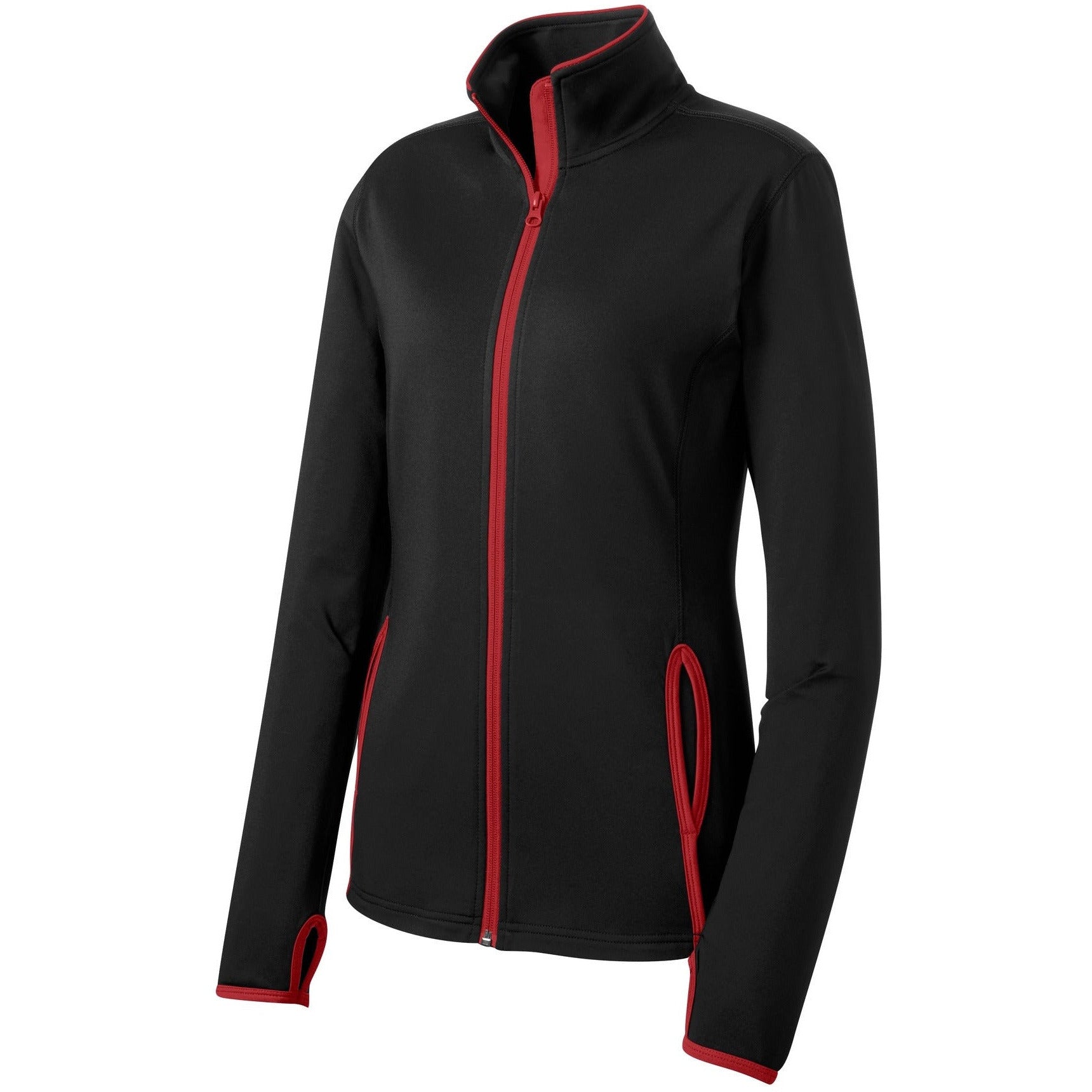 Black/ True Red