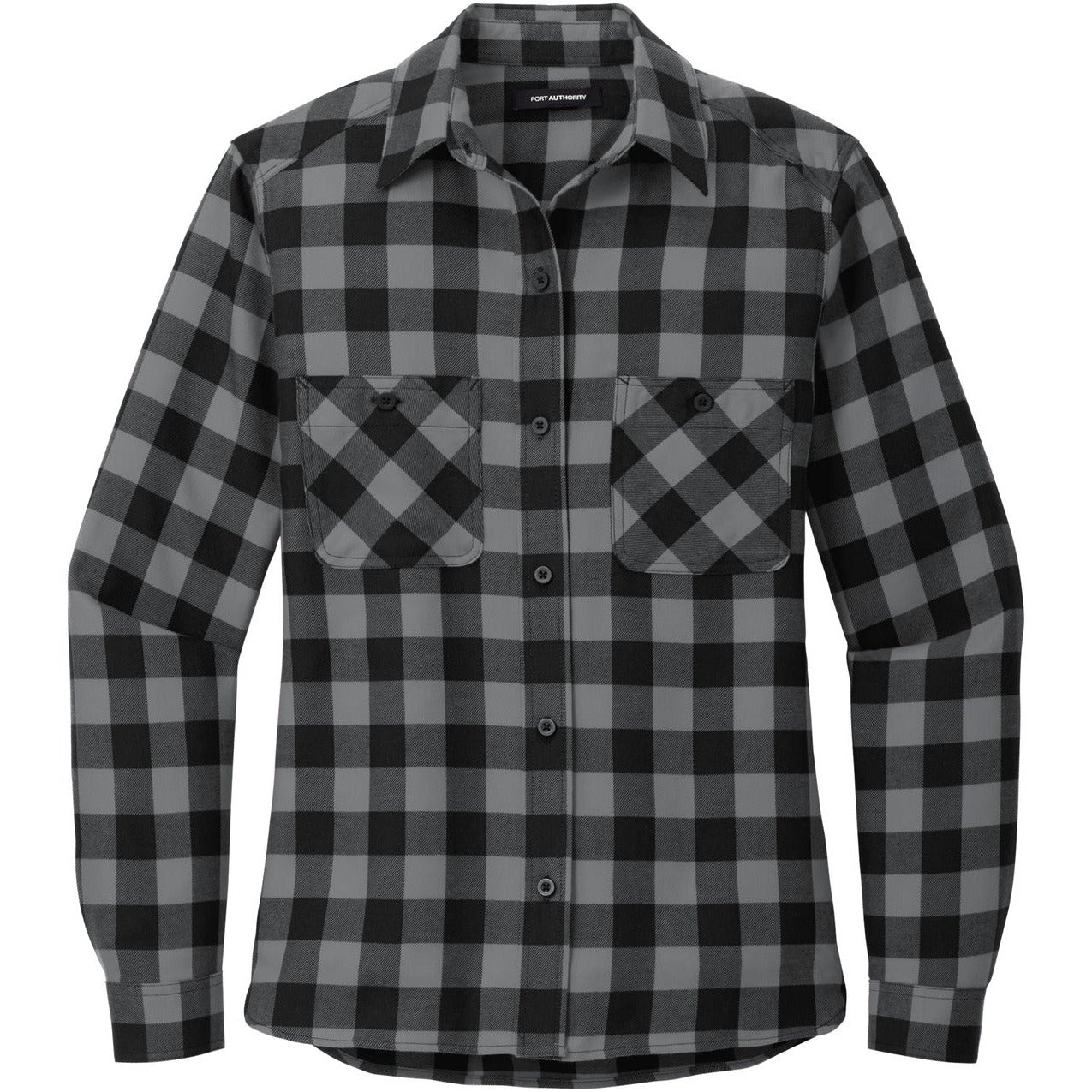 Grey/ Black Buffalo Check