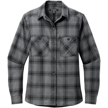 Grey/ Black Open Plaid