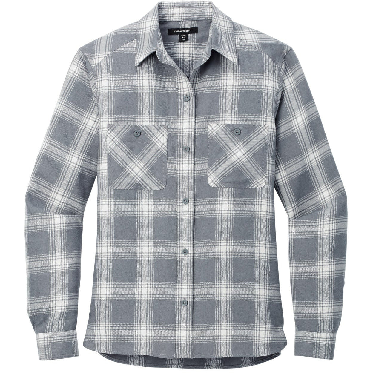 Grey/ Cream Open Plaid
