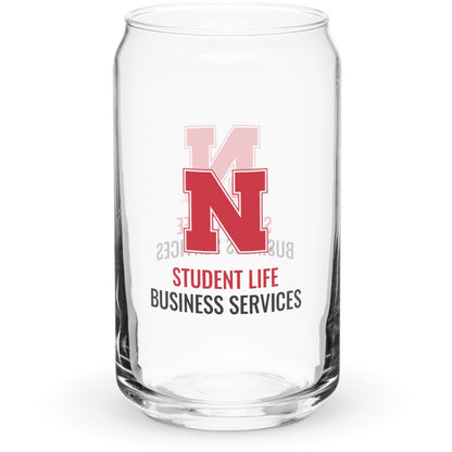 Business Services Can-shaped glass